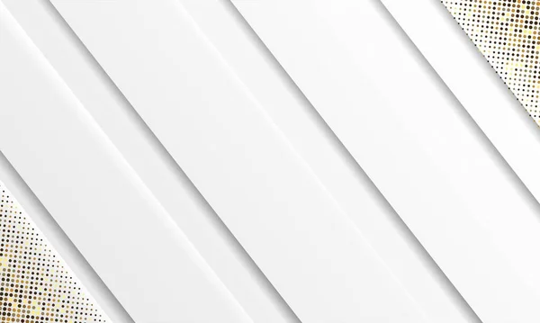 Vetor Fundo Abstrato Branco Conceito Forma Moderna — Vetor de Stock