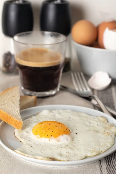 Huevos Revueltos Para Desayunos — Foto de Stock