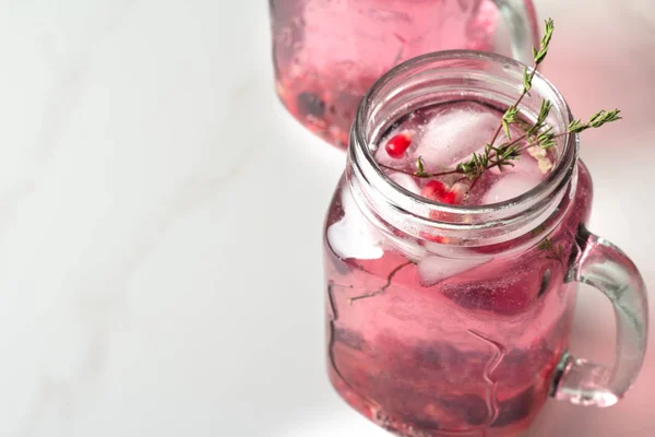 Pomegranate Thyme Refreshment Place Tex — Stock Photo, Image