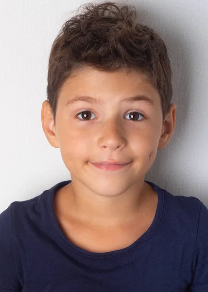 Küçük mutlu bir Bo 'nun portresi