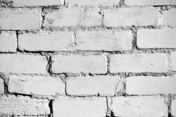 Zbliżenie Streszczenie Tekstura Wyblakły Barwione Starego Wieku Farby Białej Cegły — Zdjęcie stockowe