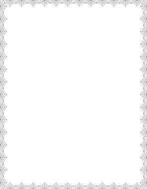 Beyaz arka plan üzerinde izole metin için kopya yer ile vektör zarif siyah spiderweb sınır. Davet, el ilanı, afiş, fotoğraf çerçevesi veya tebrik kartı için şablon. Cadılar Bayramı çerçeve.