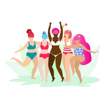 Mutlu farklı yaş ve etnisite kadın grup.