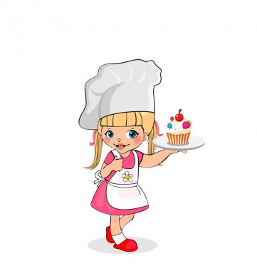 Tabakta Cupcake ile Küçük Kız Şef, Çocuk Menüsü