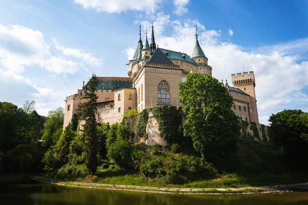 Castello Bojnice Bojnicky Zamok Castello Romanico Medievale Costruito Nel Xii — Foto Stock