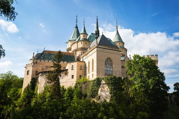 Castillo Bojnice Bojnicky Zamok Castillo Románico Medieval Construido Siglo Xii — Foto de Stock