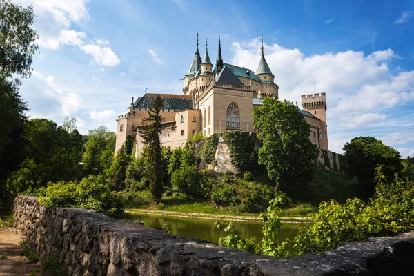 Castillo Bojnice Bojnicky Zamok Castillo Románico Medieval Construido Siglo Xii — Foto de Stock