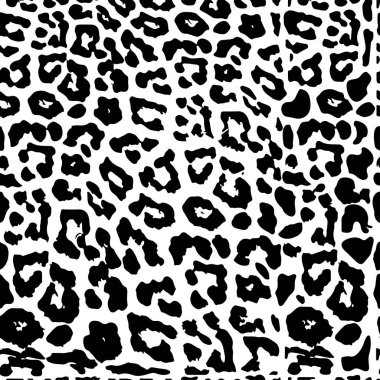 Sorunsuz leopar baskı. Vektör desen, doku, arka plan. Leopar seamless modeli hayvan yazdırma