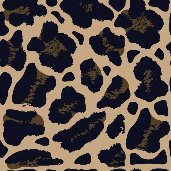 Estampado Leopardo Sin Costuras Patrón Vectorial Textura Fondo Patrón Sin — Archivo Imágenes Vectoriales