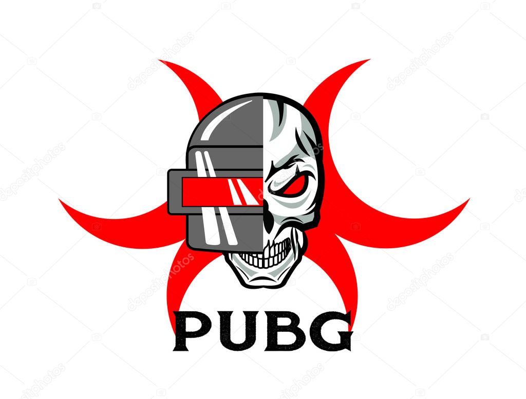 Pubg Playerunknowns Battlegrounds Game Vector Helmet From Playerunknown S Battleground Cartoon Illustration Steel Helmet Flat Icon Pubg Vector Illustration Larastock