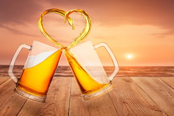 Liebe zum Bier-Konzept — Stockfoto