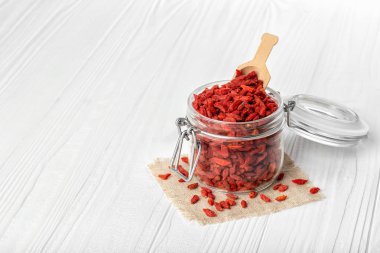 cam kavanoz Goji çilek