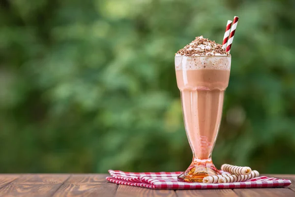 Milkshake en verre — Photo