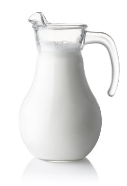Süt cam sürahide