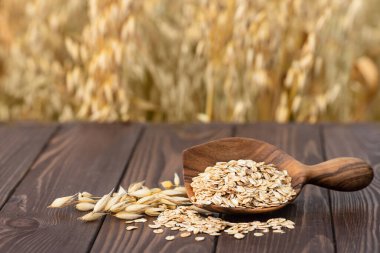 yulaf ezmesi ve tarla