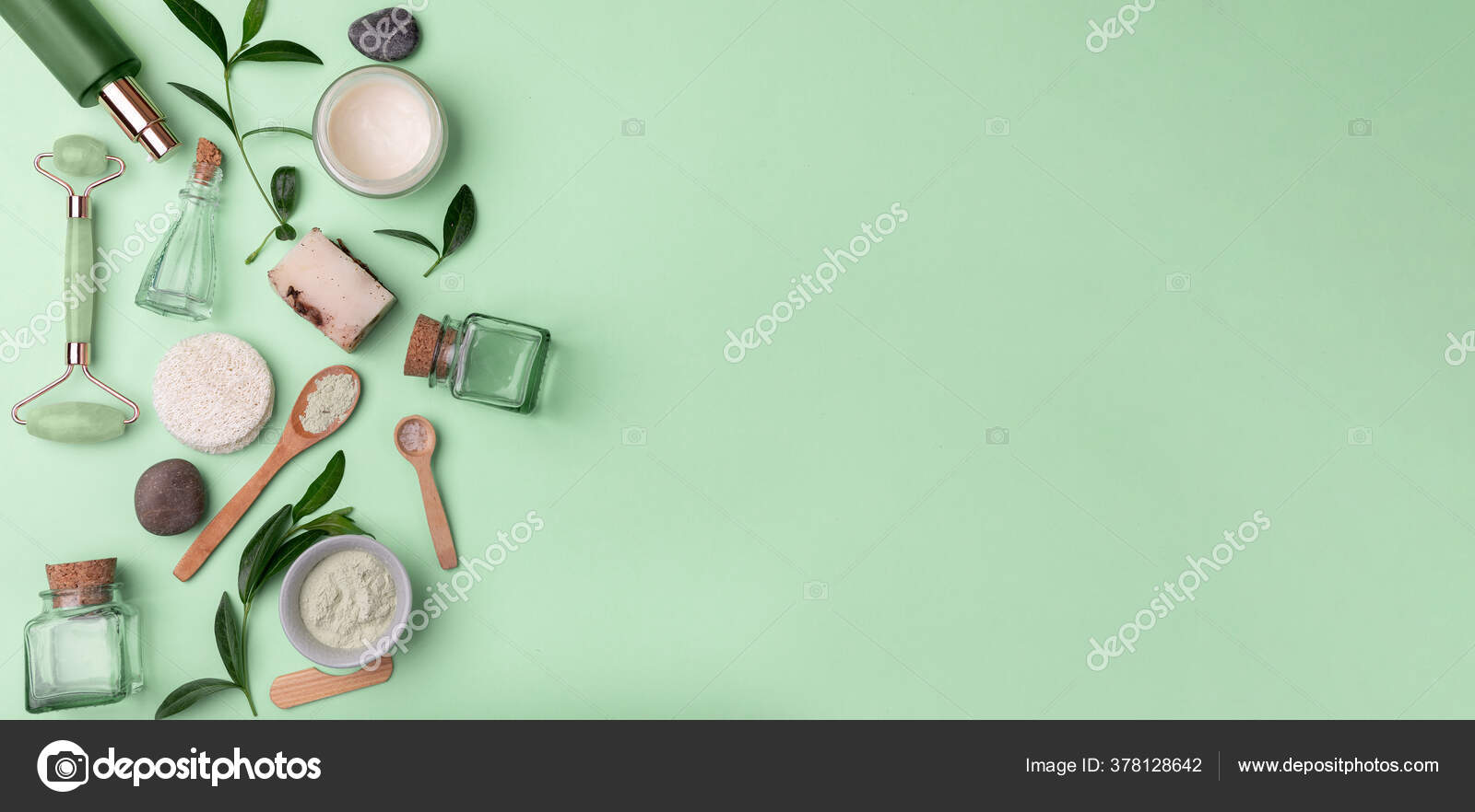 Beauty Background Various Eco Friendly Cosmetic Skin Care Products Stock  Photo by ©NataliaGrabovskaya 378128642