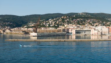 Trieste - İtalya Friuli Venezia Giulia aşırı Panorama