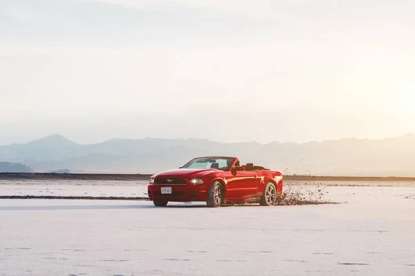 Bonneville Utah Usa Juni 2015 Foto Ford Mustang Convertible 2012 — Stockfoto