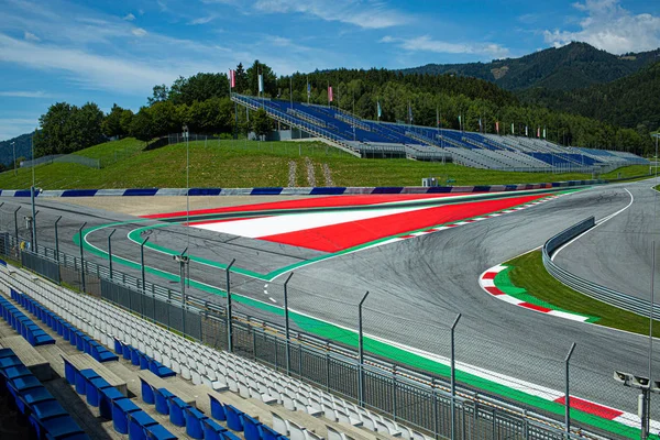 Strada Ondulata Tortuosa Corse Sportive — Foto Stock