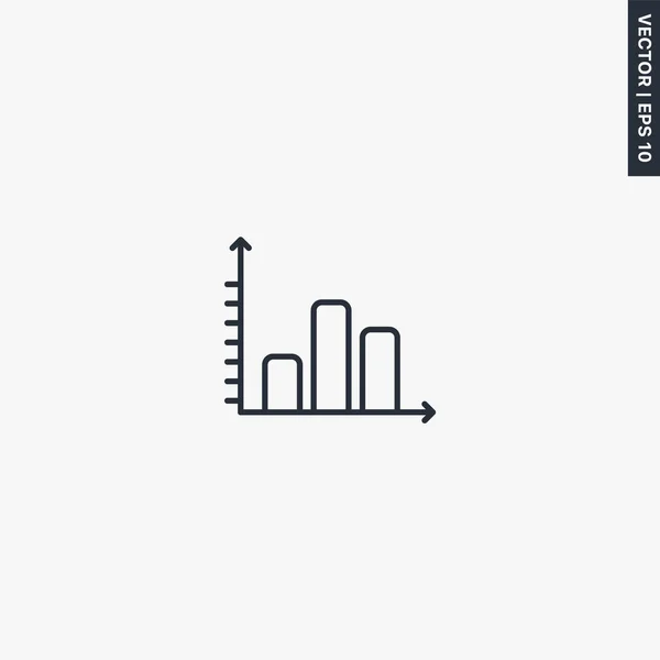 Signo Gráfico Gráfico Estilo Lineal Para Concepto Móvil Diseño Web — Archivo Imágenes Vectoriales