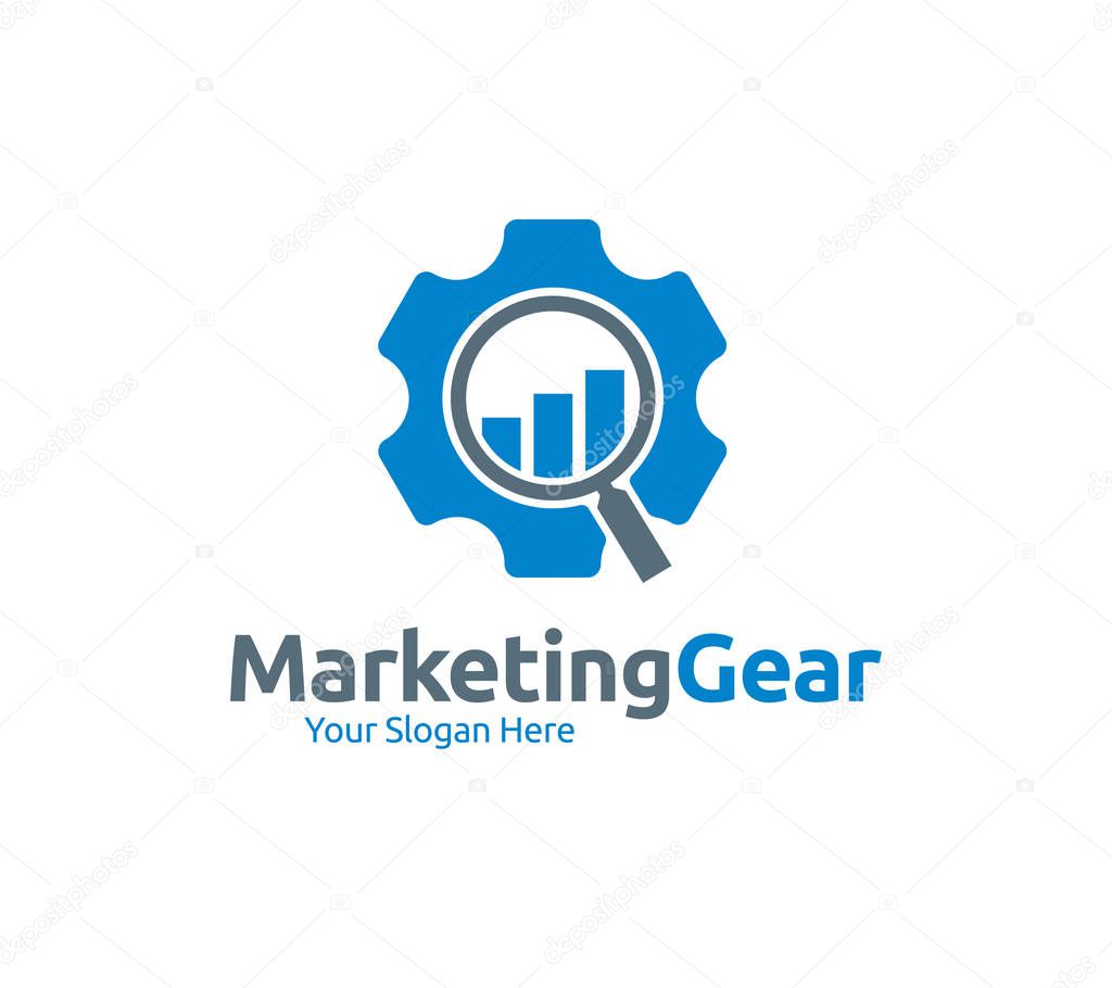 Marketing Gear Logo Template