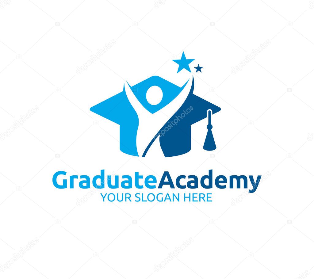Graduate Acedemy Logo Template