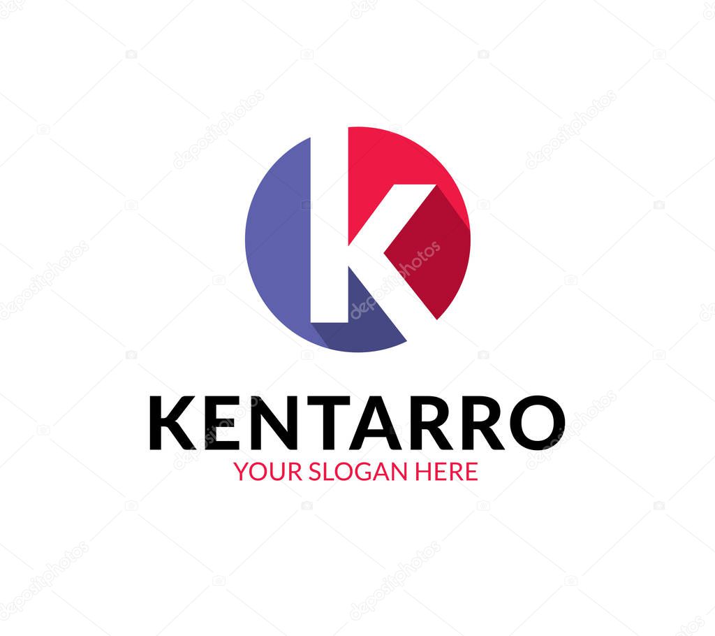K Letter Logo Template