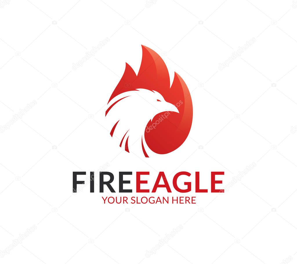 Fire Eagle Logo Template