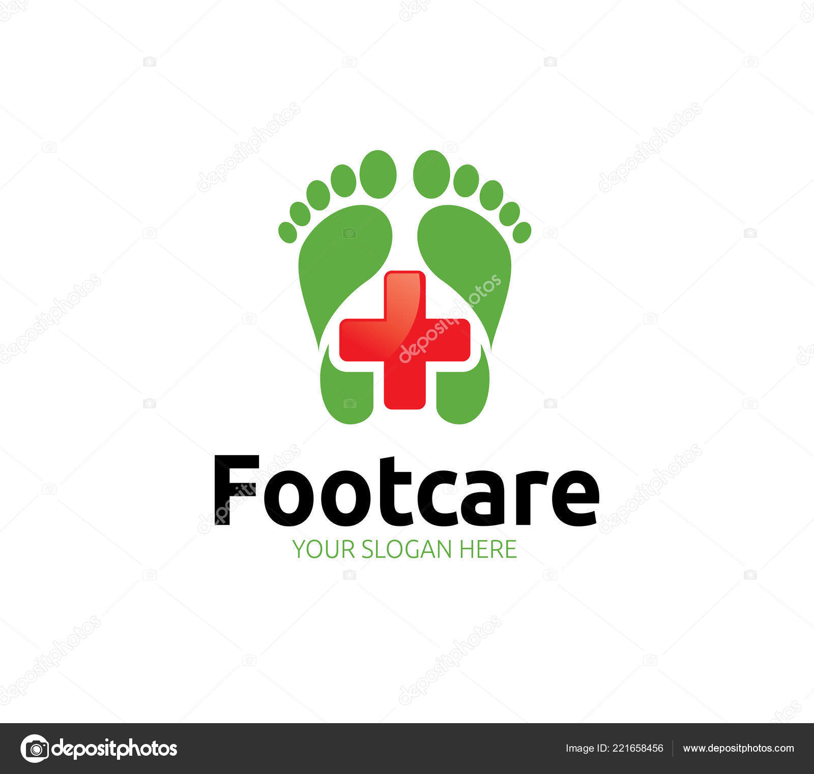 Foot Care Logo Template Stock Vector Image by ©ftstudio 221658456