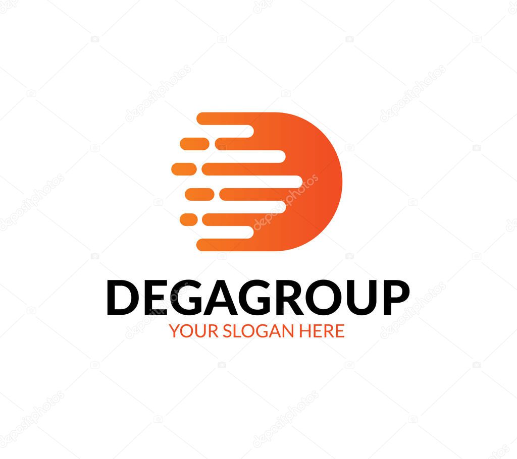 D Letter Logo Template 