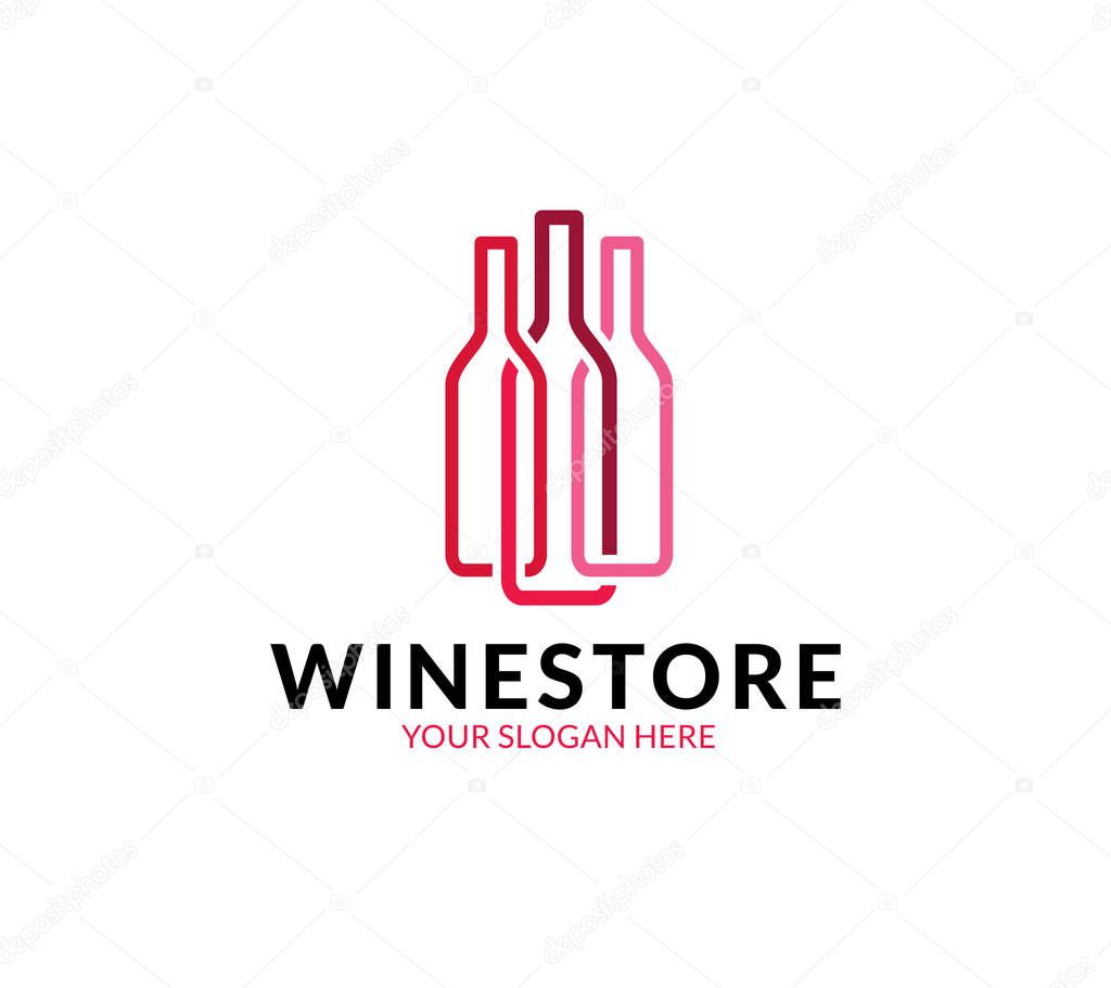 Wine Store Logo Template