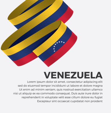 Venezuela flag for decorative.Vector background clipart