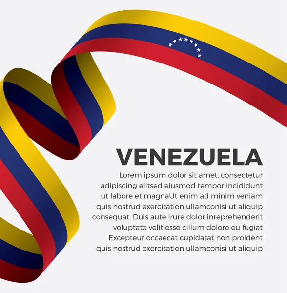 Bem Vindo Símbolo Venezuela Com Bandeira Logotipo Moderno Simples Fundo — Vetor de Stock