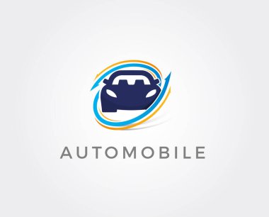 Car Tech Logo Şablonu Tasarım Vektörü, Amblem, Tasarım Konsepti, Yaratıcı Sembol, Simge Simgesi, Simge