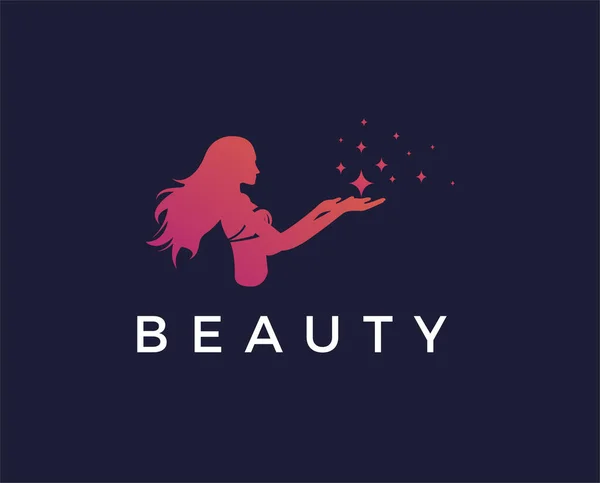 Fresh Beauty Logo Template Design — Stock Vector