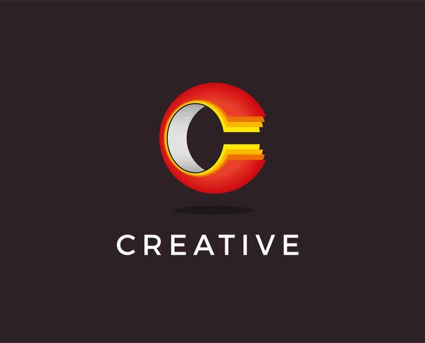 Buchstabe Vektorlinie Logo Design Symbolsymbol Für Kreativen Minimalismus — Stockvektor