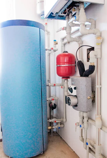 Isıtma sistemi evde fotoğraf