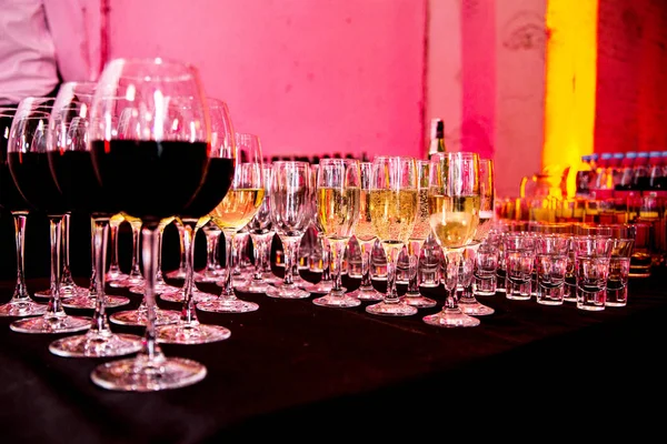 Foto Champanhe Vinho Bebidas Uma Festa — Fotografia de Stock