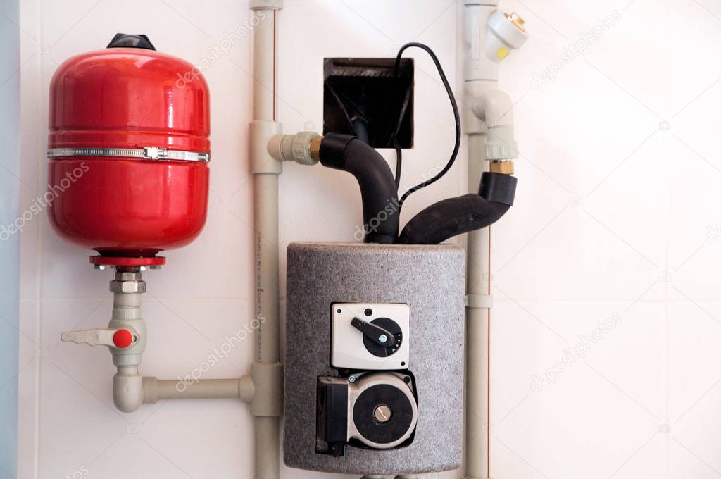 photo of heating system in the house