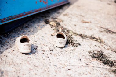 çocuk ayakkabı kum. Harika yaz hava