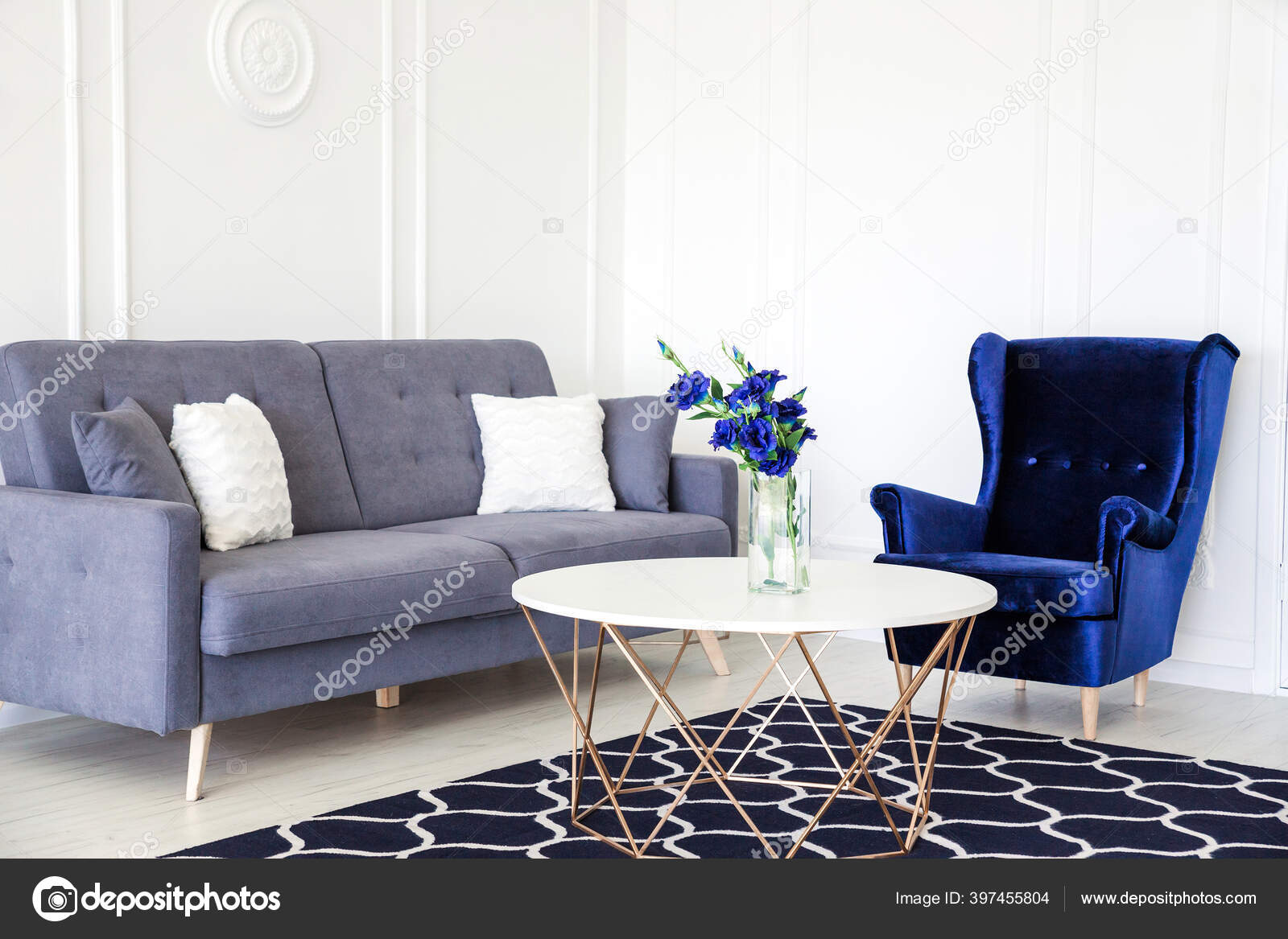 navy sofa cushions