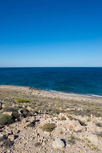 Meer Und Berge Der Küste Von Carboneras Almeria Spanien — Stockfoto