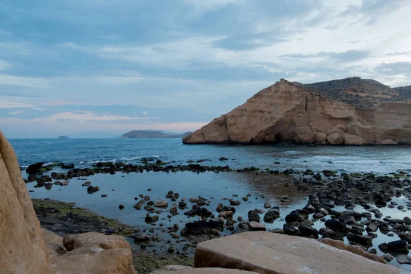 西班牙穆尔西亚 阿吉拉斯的封闭海湾 — 图库照片