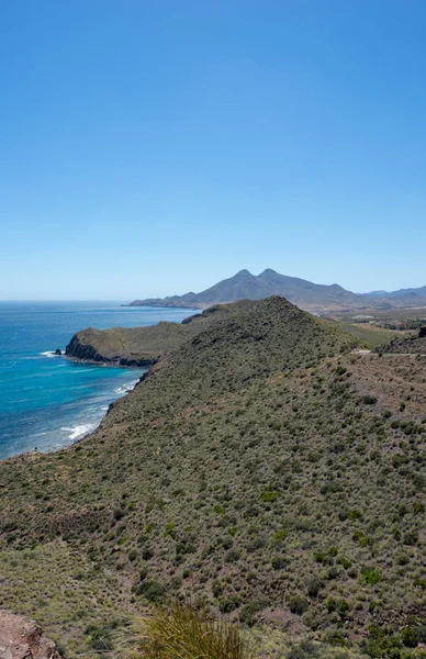 Die Küste Den Schwarzen Almerien Spanien — Stockfoto