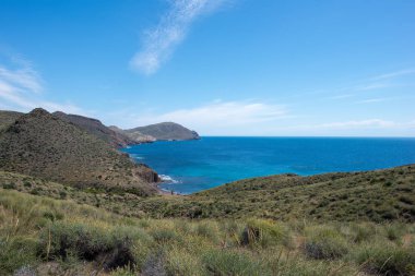 Dağ ve deniz Cabo de Gata, İspanya heykelleri