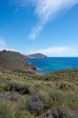 Dağ ve deniz Cabo de Gata, İspanya heykelleri