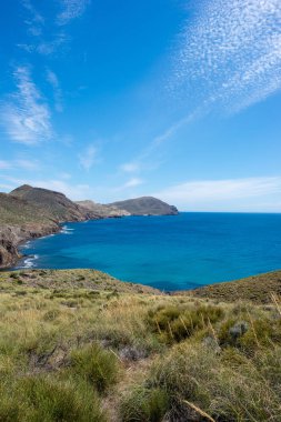 Dağ ve deniz Cabo de Gata, İspanya heykelleri