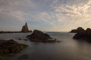 Gün batımında, İspanya cape sirenler resif