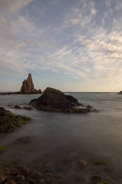 Gün batımında, İspanya cape sirenler resif