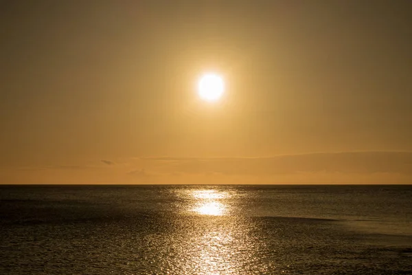 Восход Солнца Пляже Мертвых Карбонерас Испания — стоковое фото